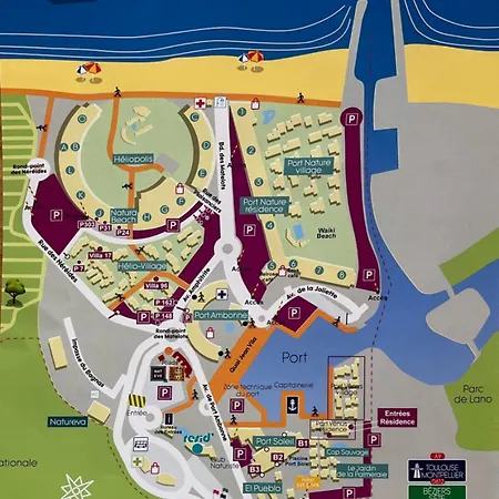 Apartment L'Escale Port Nature Studios 3 Etoiles Terrasses Agde